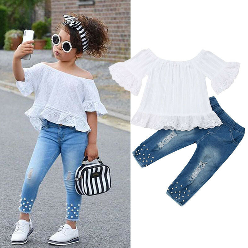 Cute And Comfy Baby Girls Shirt And Shorts Set