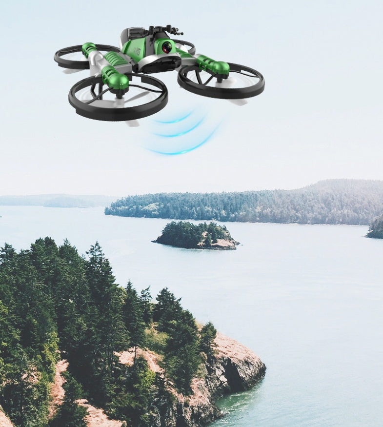 Remote Control Drone And Motorcycle Combo For Fun