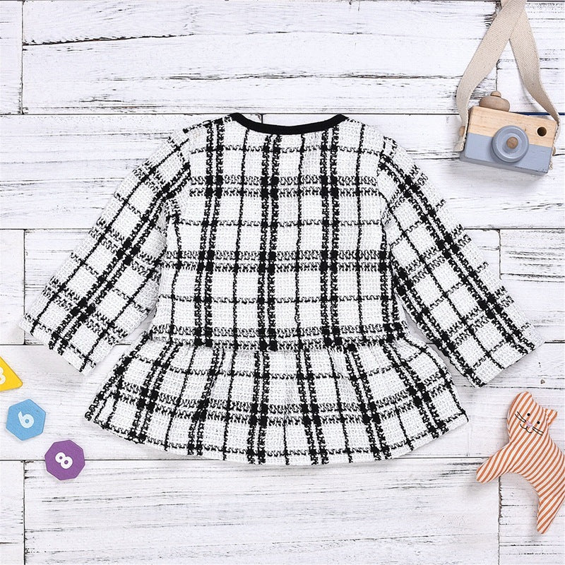Warm And Cute Two-Piece Dress Set For Children