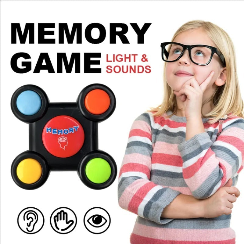 Compact 4-in-1 Memory Game for Kids and Adults