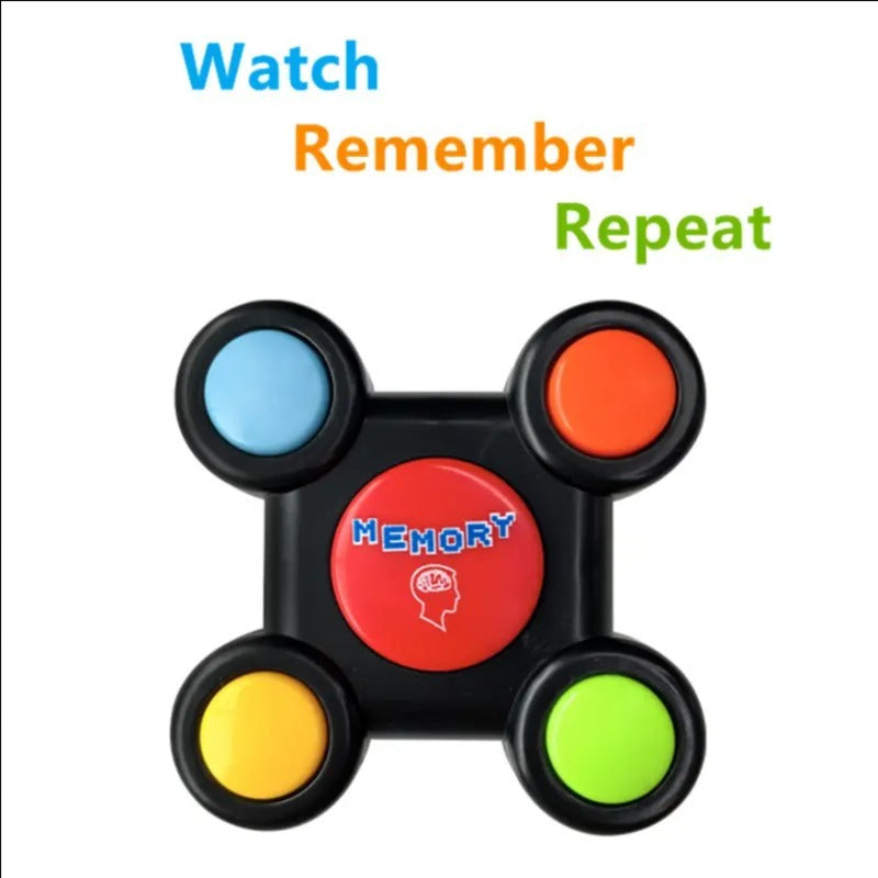 Compact 4-in-1 Memory Game for Kids and Adults
