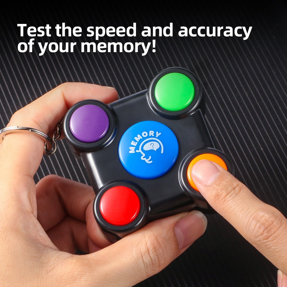 Compact 4-in-1 Memory Game for Kids and Adults