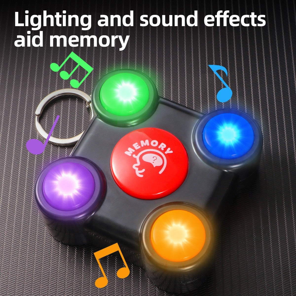 Compact 4-in-1 Memory Game for Kids and Adults
