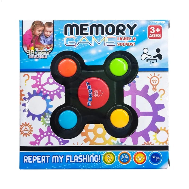 Compact 4-in-1 Memory Game for Kids and Adults