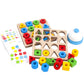 Montessori Inspired Geometric Pairing Blocks Game