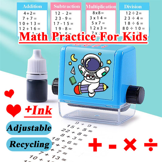 Boost Math Skills with this Clever Rolling Practice Stamp Tool