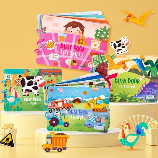 Busy Book Brings Joyful Learning With Reusable Sticker Activities