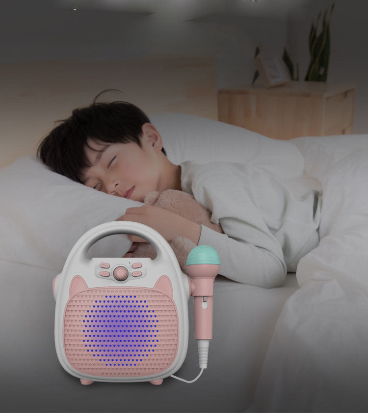 Kids Bluetooth Karaoke Machine Speaker For Singing Fun