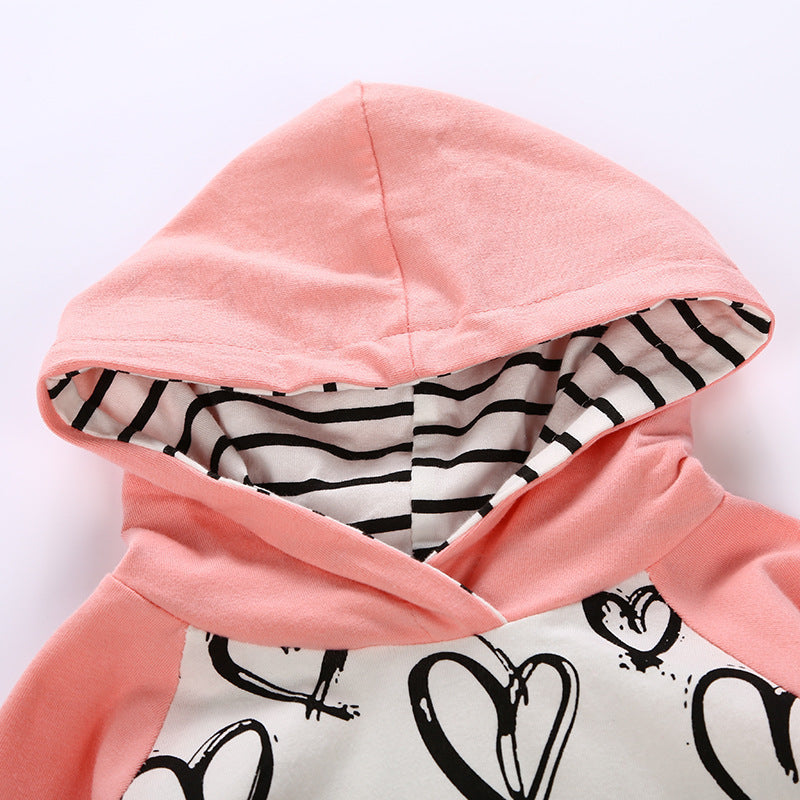 Warm And Soft Baby Girl Sweater Hoodie Outfit
