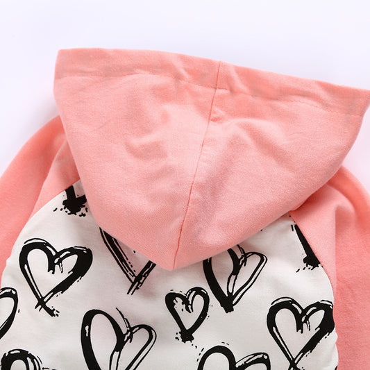 Warm And Soft Baby Girl Sweater Hoodie Outfit