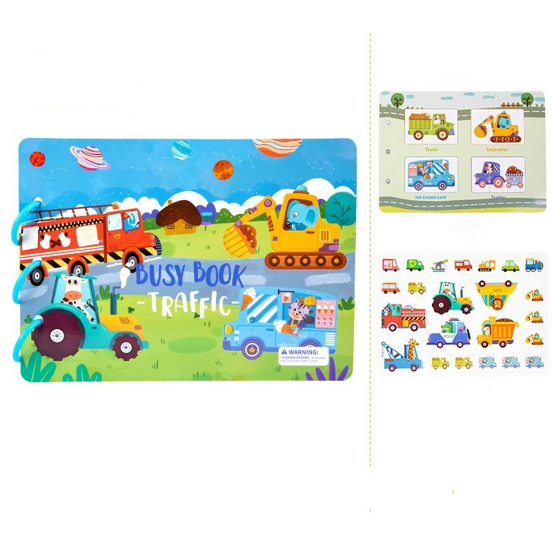 Busy Book Brings Joyful Learning With Reusable Sticker Activities