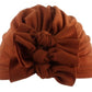 Stylish Baby Hat With Pleated Bowknot For Baby Girls