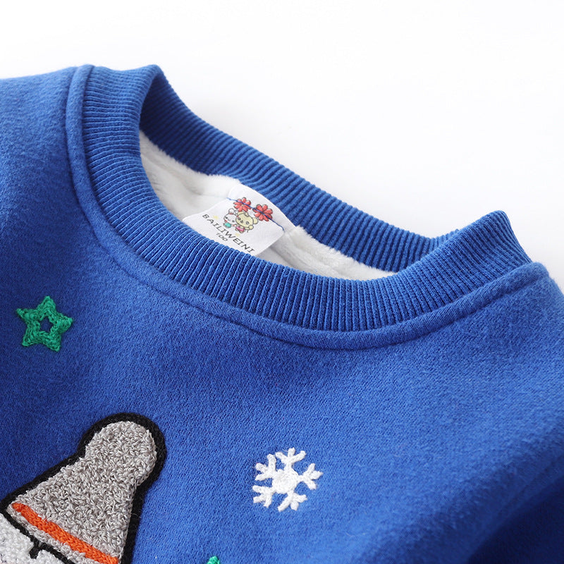 Warm And Cute Christmas Baby Sweater For Winter
