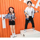 Lightweight Comfortable Kids' Floral Shirt For Dance