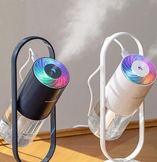 Magic Shadow USB Humidifier: Mist Maker with Night Light Projection