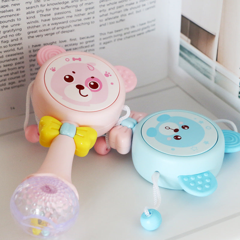 Soothing Baby Teether Rattle With Fun Sounds