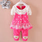 Comfortable Baby Girls Clothing Set For Play And Rest