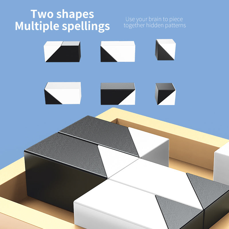 Safe And Engaging Puzzle Hidden Blocks Toy