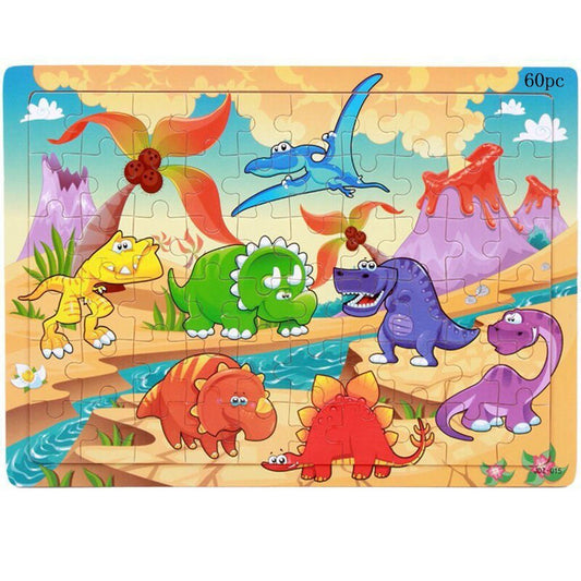 Creative Wooden Jigsaw Puzzle For Early Childhood