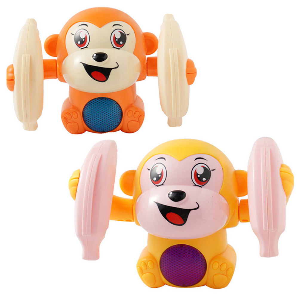 Colorful Tumbling Monkey Toy With Sounds And Lights