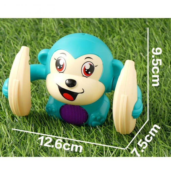 Colorful Tumbling Monkey Toy With Sounds And Lights