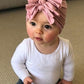 Stylish Baby Hat With Pleated Bowknot For Baby Girls