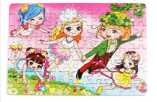 Early Learning Wooden Puzzle Educational Set