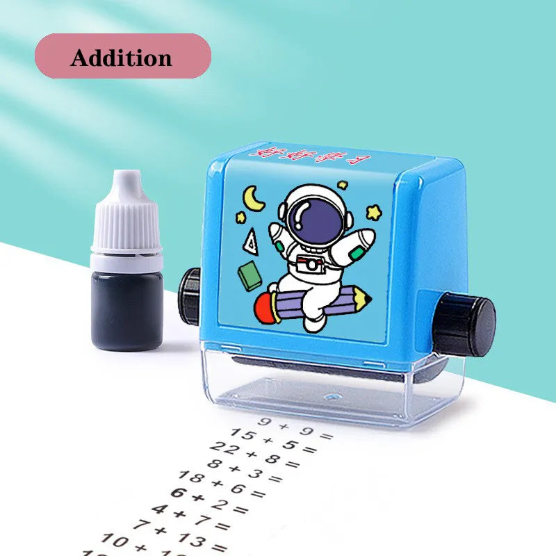Boost Math Skills with this Clever Rolling Practice Stamp Tool
