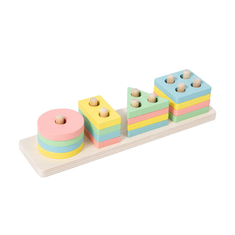 Color Recognition Puzzle Blocks Toy For Preschool Learning
