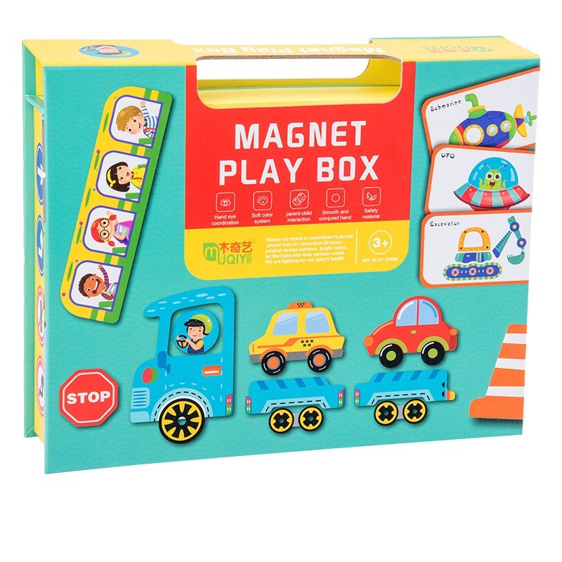 Colorful Magnetic Puzzle Book For Creative Play