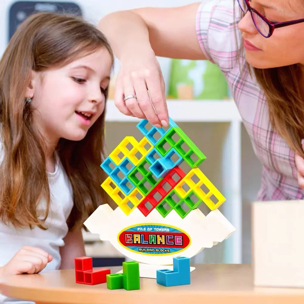 Interactive Balance Stacking Blocks Game
