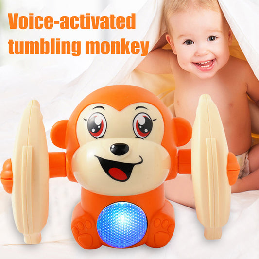 Colorful Tumbling Monkey Toy With Sounds And Lights
