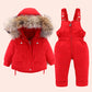 Durable Winter Down Suit For Boys And Girls Outdoor Fun