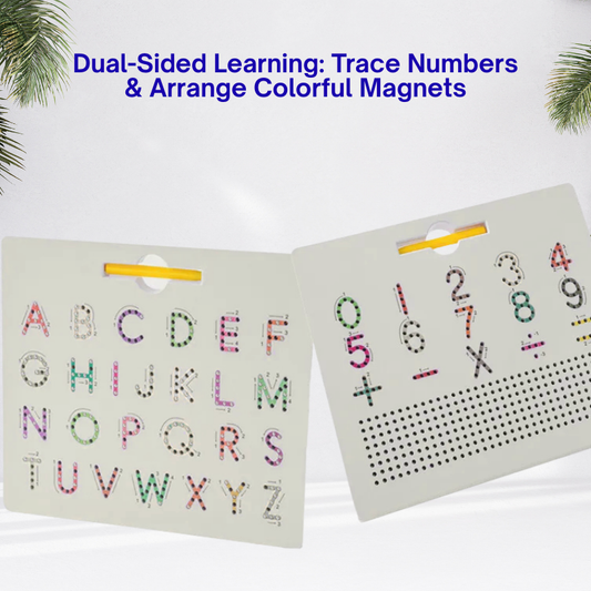 Draw, Erase & Repeat - Magnetic Board Makes Learning Colorful And Fun