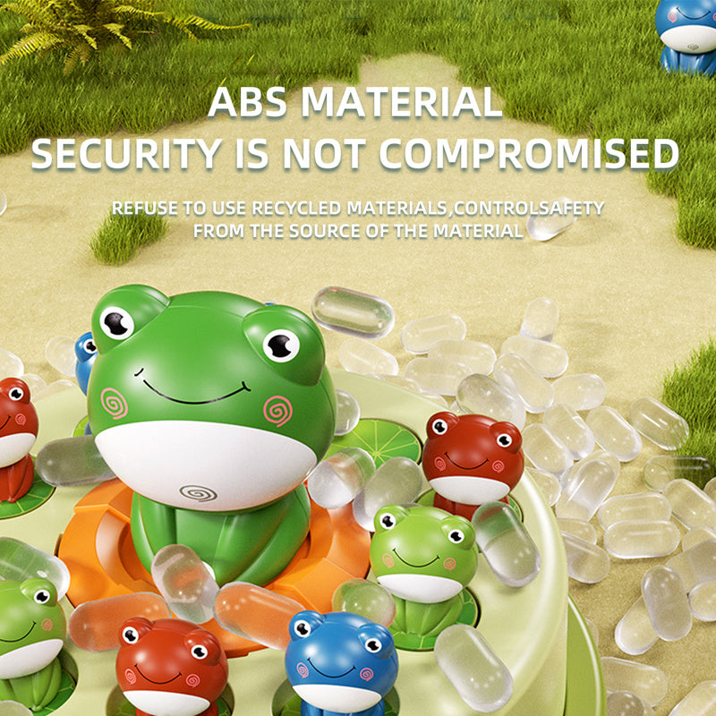 Bouncing Frog Capture Toy for Fun Parent-Child Play
