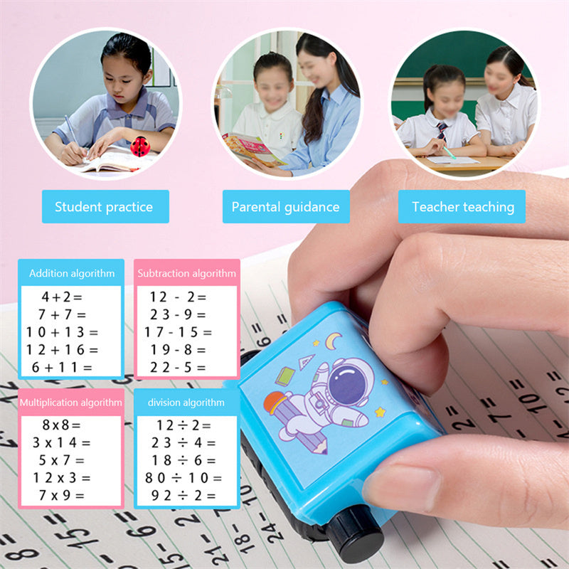 Boost Math Skills with this Clever Rolling Practice Stamp Tool