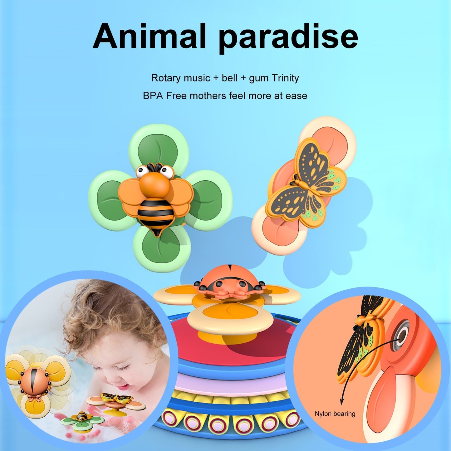 Engaging Suction Cup Bath Toy For Water Play