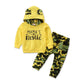 Playful Camouflage Pattern Two-Piece Suit For Girls