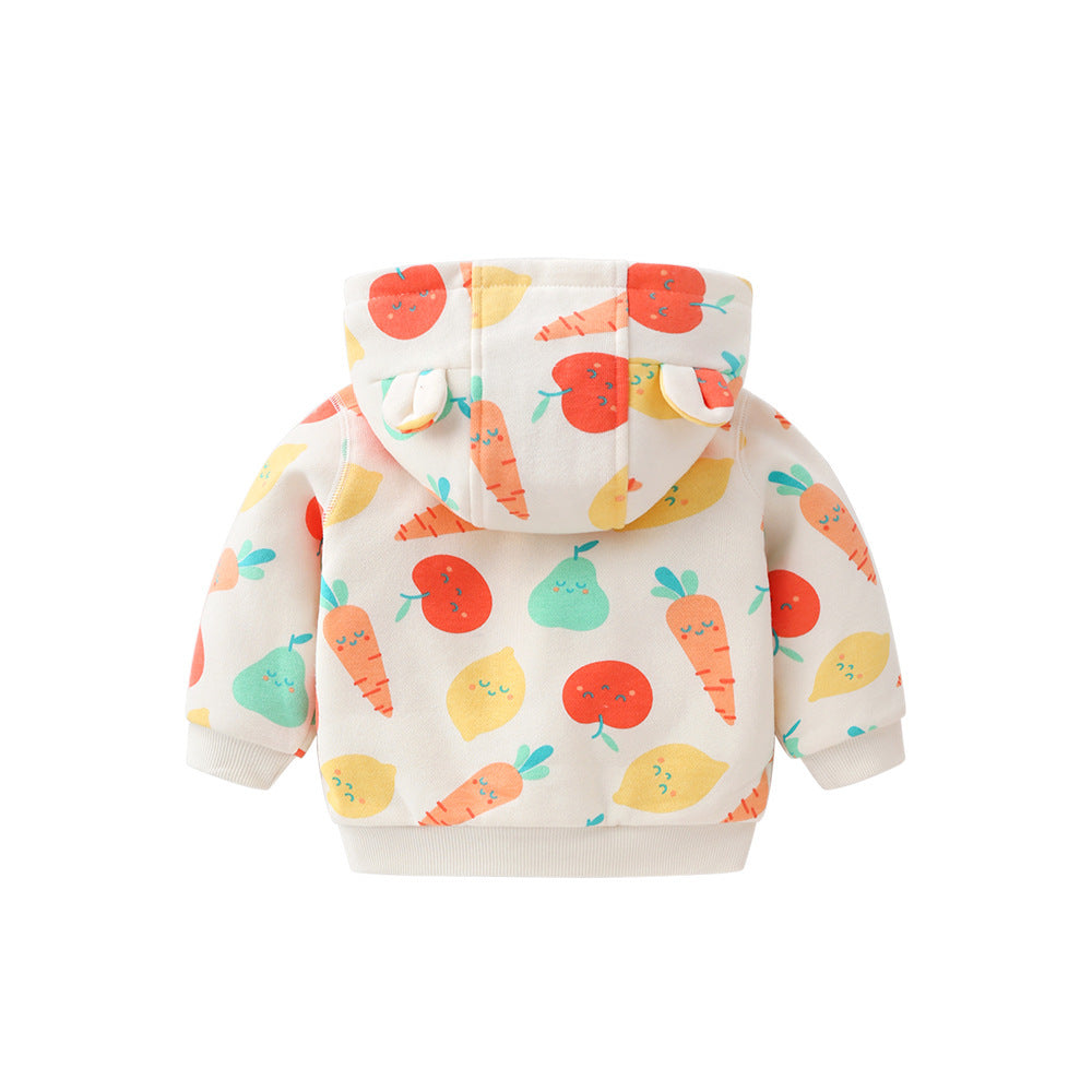 Warm And Snuggly Baby Plus Fleece Jacket