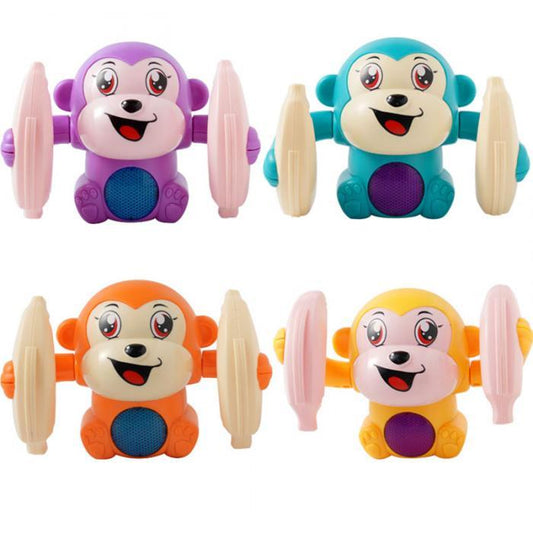 Colorful Tumbling Monkey Toy With Sounds And Lights