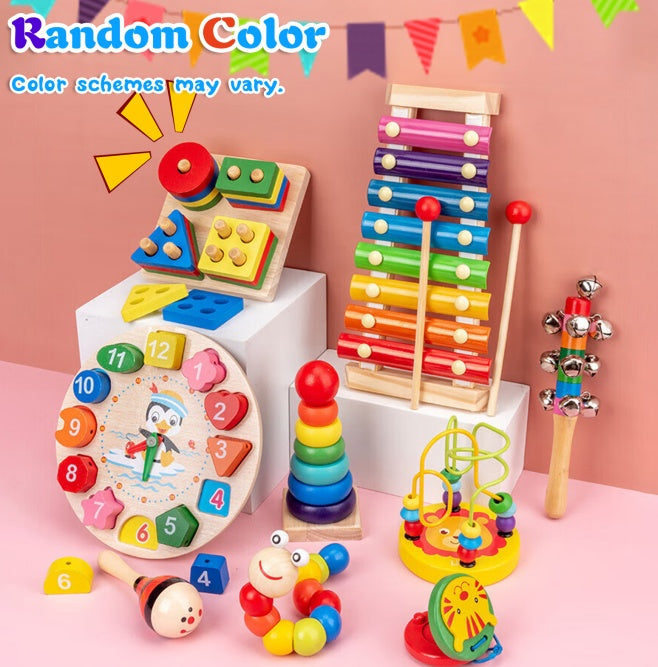 Montessori-Inspired Wooden Toys For Early Childhood Development