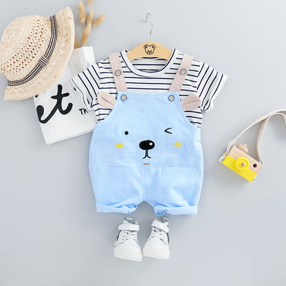 Soft Fabric Baby Overalls Keep Babies Cool And Comfortable
