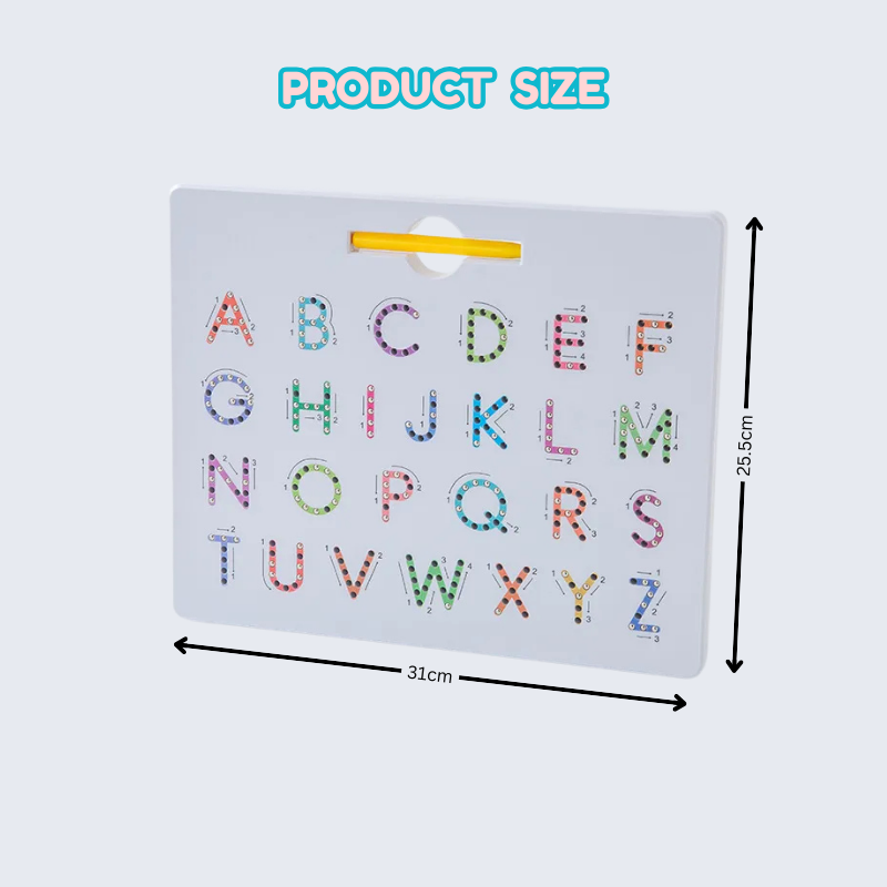 Draw, Erase & Repeat - Magnetic Board Makes Learning Colorful And Fun