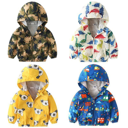 Casual Boys Hoodie Jacket For School And Play