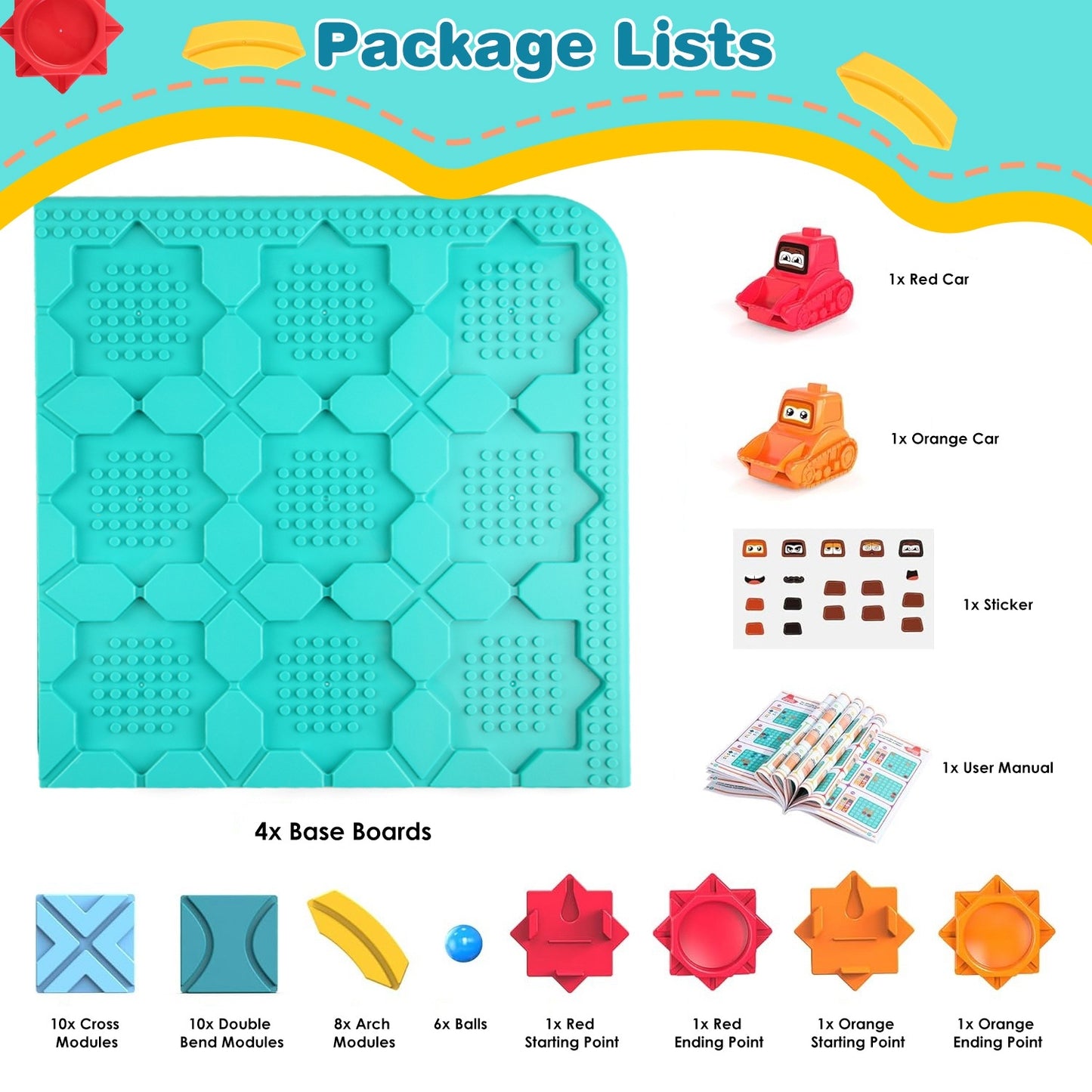 Creative Road Builder Puzzle Toy For Children
