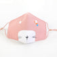 Breathable Cotton Cartoon Mask For Kids