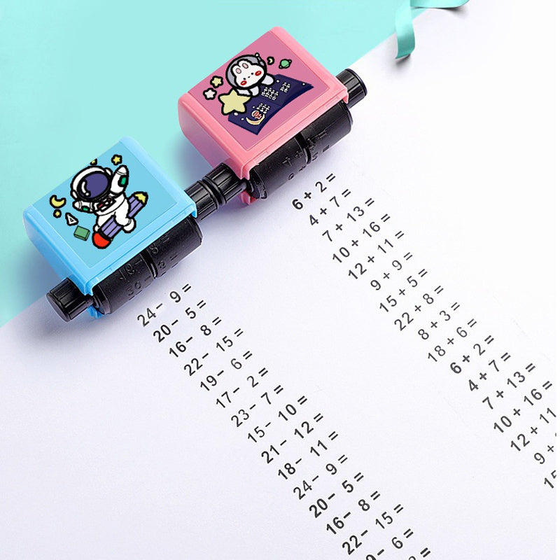 Boost Math Skills with this Clever Rolling Practice Stamp Tool