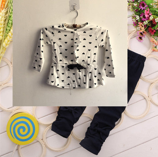 Comfortable Love Bow Set For Everyday Wear