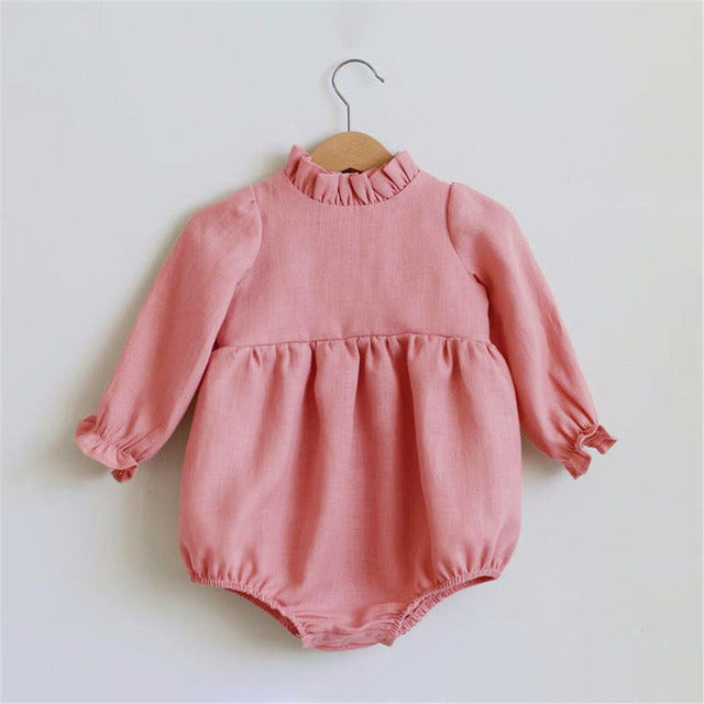 Adorable Baby Girl Romper For All-Day Comfort