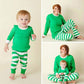 Adorable Striped Christmas Pajamas For Kids And Parents